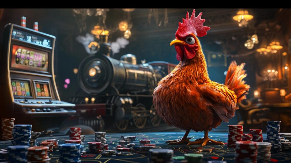 Découvrez le jeu de casino palpitant où un poulet défie le train avec des gains impressionnants